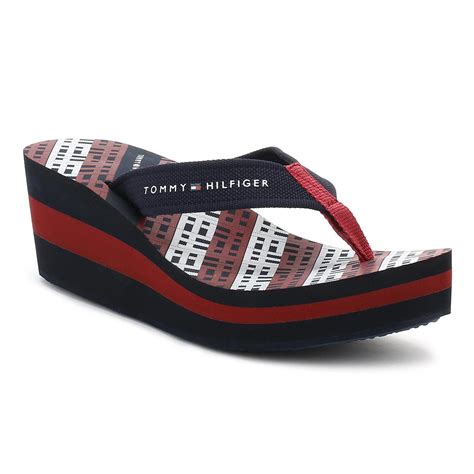 tommy hilfiger flip flops ladies